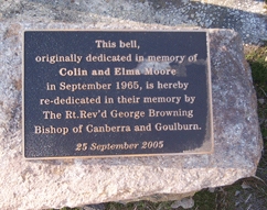 Image of St Michaels Bell Re-dedication Plaque