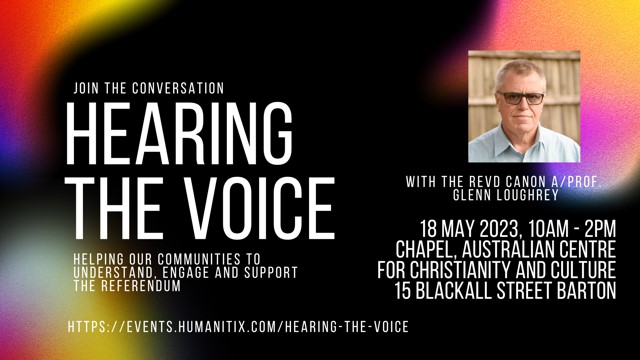 Hearing the Voice 18 May with Revd Canon Glenn Loughrey